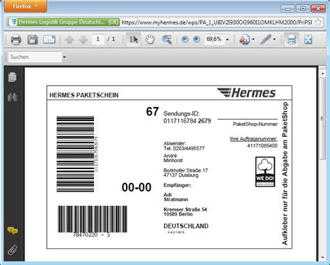 hermes 42277|hermes paketschein online shop.